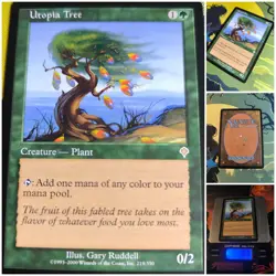 MTG Utopia Tree 🇬🇧 🟡 Nm Invasion 2000 Magic The Gathering Og Green Mana Card - Image 1