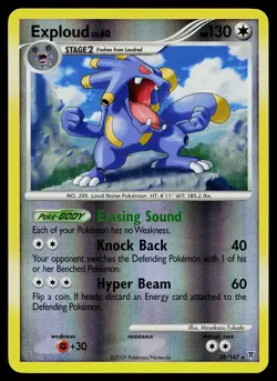 Pokemon Card - Exploud Supreme Victors 28/147 Reverse Holo - Image 1