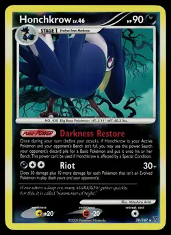 Pokemon Card - Honchkrow Supreme Victors 29/147 Reverse Holo - Image 1