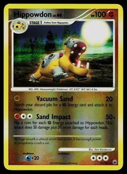 Pokemon Card - Hippowdon Majestic Dawn 21/100 Reverse Holo - Image 1