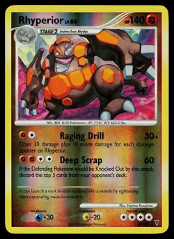 Pokemon Card - Rhyperior Supreme Victors 10/147 Reverse Holo - Image 1