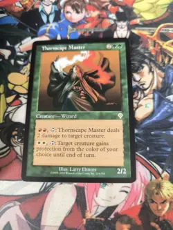 MTG Thornscape Master 🇬🇧 🟡 Nm Invasion 2000 Magic The Gathering Og Green - Image 2