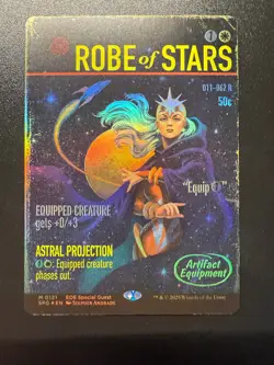 MTG #0121 Robe of Stars (Foil, Showcase, Special Guest) Edge of Eternities - Image 1