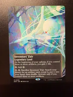 MTG #0066 Inventor's Fair Edge of Eternities Legendary Land - Image 1