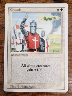 MTG Crusade ⭐Revised 3rd Edition⭐ MINT/NM+ ⭐10 REAL HQ PICS⭐ 1994 Magic Crusades - Image 1