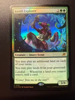 MTG #0192 Icetill Explorer (Foil) Edge of Eternities Insect Scout - Image 1