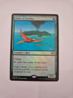 Birds of Paradise ~ Dominaria Remastered [ NearMint ] [ Magic MTG ] FOIL - Image 1