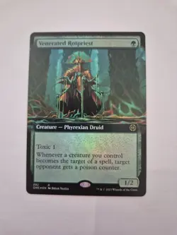 FOIL BORDERLESS Venerated Rotpriest ~ Phyrexia: All Will Be One [ M ] [ MTG ] - Image 1
