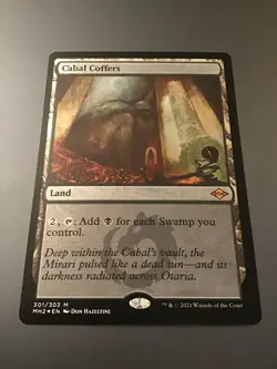 MTG Modern Horizons 2 #301 Cabal Coffers Etched Foil - Image 1