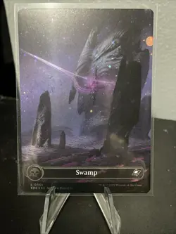 Swamp -Full Art Galaxy Foil- Edge of Eternities L EOE 369 Land mtg NM/M - Image 1