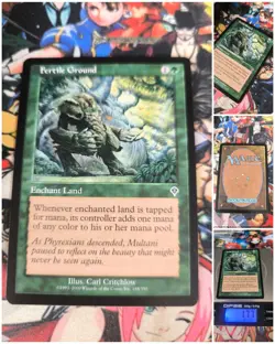 Fertile Ground 🇬🇧 Nm Mtg Invasion Magic The Gathering OG Card Green Mana - Image 1