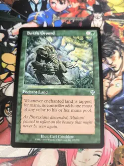 Fertile Ground 🇬🇧 Nm Mtg Invasion Magic The Gathering OG Card Green Mana - Image 2