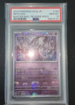 PSA10 Mewtwo Master Ball 151 Pokemon Card From Japan - Image 1