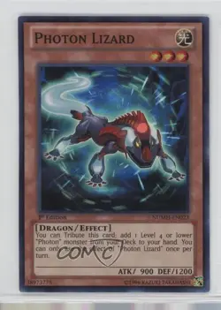 Photon Lizard 1st Ed. YuGiOh Number Hunters #NUMH-EN023 - Image 1