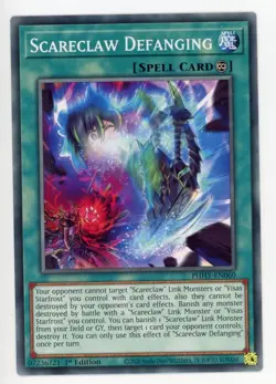 Yugioh Scareclaw Defanging PHHY-EN060 Common 1st NM x3 Play Set - Image 1
