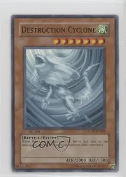 Destruction Cyclone 1st Ed. YuGiOh Strike of the Neos #STON-EN28 2007 - Image 1