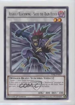 Assault Blackwing - Sayo the Rain Hider 1st Ed. YuGiOh Dark Illusion #TDIL-EN047 - Image 1