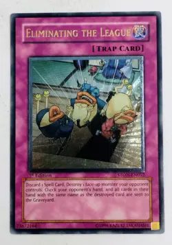 Yugioh Eliminating the League STON-EN052 Ultimate Rare 1st Edition Near Mint - Image 1