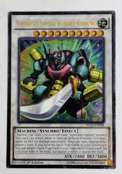 Yugioh Superheavy Samurai Warlord Susanowo SECE-EN048 UtR 1st Edition Near Mint - Image 1