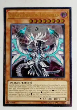 Yugioh Chaos Dragon Levianeer OP12-EN001 Ultimate Rare Unlimited Near Mint - Image 1