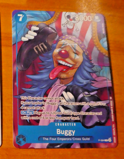 ONE PIECE ENGLISH CARD GAME CART E PROMO BUGGY P-084 ST EN MINT - Image 1