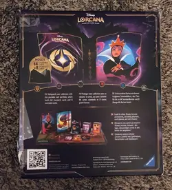 New! Disney Lorcana LoreBook Maleficent Queen Card Book Portfolio Binder - Image 2