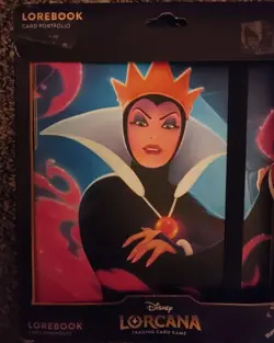 New! Disney Lorcana LoreBook Maleficent Queen Card Book Portfolio Binder - Image 4