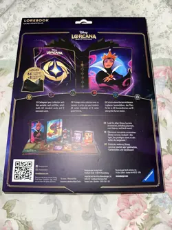 New! Disney Lorcana LoreBook Maleficent Queen Card Book Portfolio Binder - Image 2