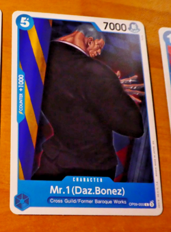 ONE PIECE ENGLISH CARD GAME CARTE ST25 MR.1 OP09-055 ST EN MINT - Image 1