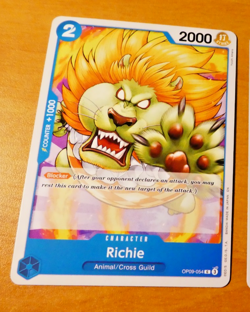 ONE PIECE ENGLISH CARD GAME CARTE ST25 RICHIE OP09-054 ST EN MINT - Image 1
