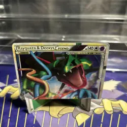 Pokemon Rayquaza & Deoxys Legend Holo Top Half Card 89/90 Undaunted - Image 1