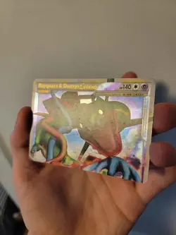 Pokemon Rayquaza & Deoxys Legend Holo Top Half Card 89/90 Undaunted - Image 3