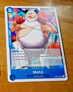 ONE PIECE ENGLISH CARD GAME CARTE ST25 MOHJI OP09-053 ST EN MINT - Image 1
