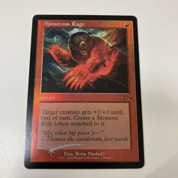 Mtg The Great Monster'S Anger Old Box Promo Foil - Image 1
