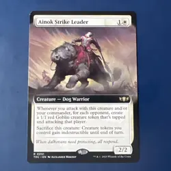 Mtg Ainok'S Raid Commander English Expansion Art Tarkir Dragon Storm Tdc - Image 1