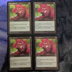 Mtg Magic The Gathering Scarlet Diamond Set Of 4 - Image 1