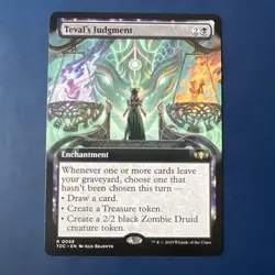 Mtg Tevar'S Judgment English Expansion Art Tarkir Dragon Storm Commander Tdc - Image 1