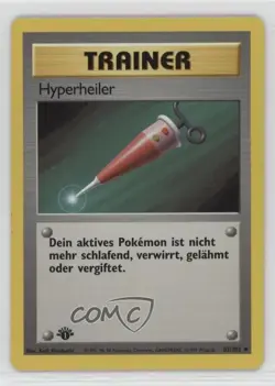 Full Heal German 1st Ed. Pokemon Base Set #82 1999 - Image 1