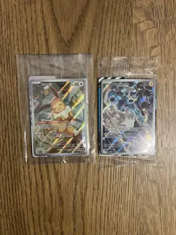 Thundurus and Eevee ETB Promos. Pokemon. Prismatic Evolutions And Black Bolt - Image 1