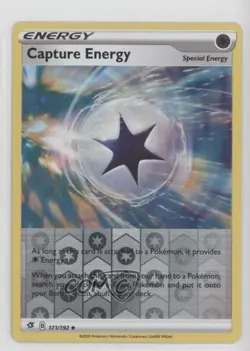 Capture Energy Reverse Foil Pokemon Sword & Shield Rebel Clash #171 - Image 1
