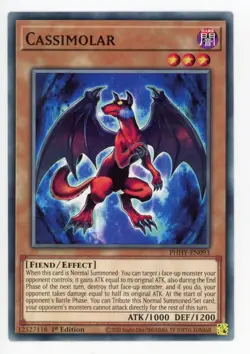 Yugioh Cassimolar PHHY-EN093 Common 1st NM x3 Play Set - Image 1