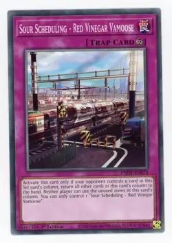 Yugioh Sour Scheduling-Red Vinegar Vamoose PHHY-EN079 Common 1st NM x3 Play Set - Image 1