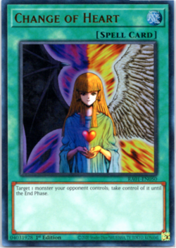 Change of Heart - RA01-EN050 - Ultra Rare - 1st Edition Yugioh - Image 1