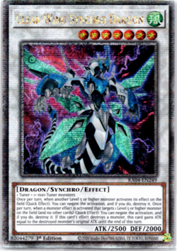 Clear Wing Synchron Dragon RA04-EN249 Platinum Secret Rare - 1st Edition Yugioh - Image 1