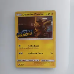 Pokemon TCG Detective Pikachu SM190 Promo Card - Image 1