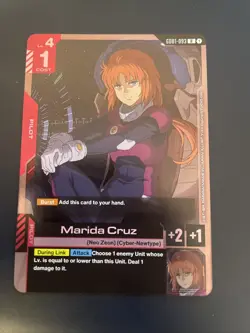 GD01-093 Marida Cruz - Gundam TCG Card Game Single (Newtype Rising) - Image 1