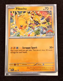 Pikachu Promo 2025 World Championships SVP EN 225 Pokemon TCG Card Worlds - Image 2