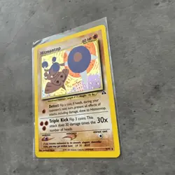 Pokemon TCG Hitmontop Neo Discovery Holo Card 3/75 Unlimited Rare - Image 2