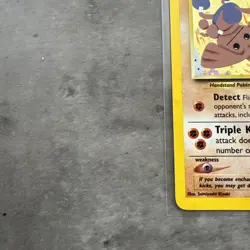 Pokemon TCG Hitmontop Neo Discovery Holo Card 3/75 Unlimited Rare - Image 4