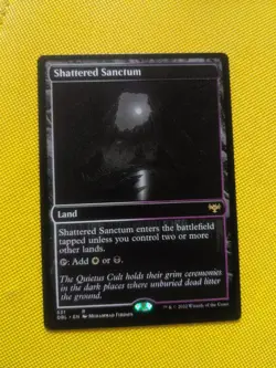 Shattered Sanctum - Innistrad : Double Feature 531 Rare Land MTG - Image 1
